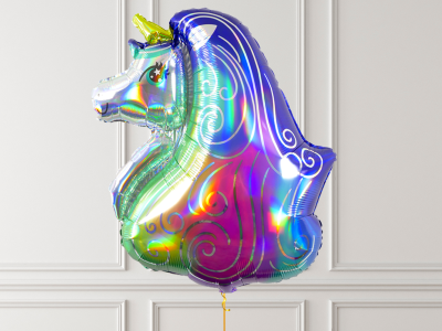 helium balloon delivery inflated stars unicorn